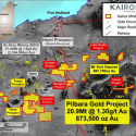 Kairos identifies four large gold targets at Kangan Project