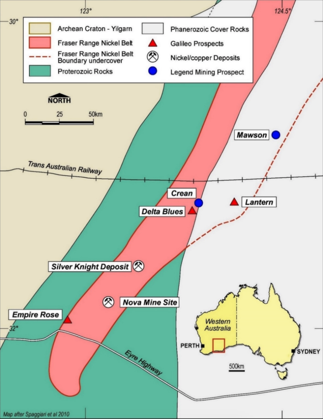 Galileo Mining’s modelling confirms significant Fraser Range nickel target