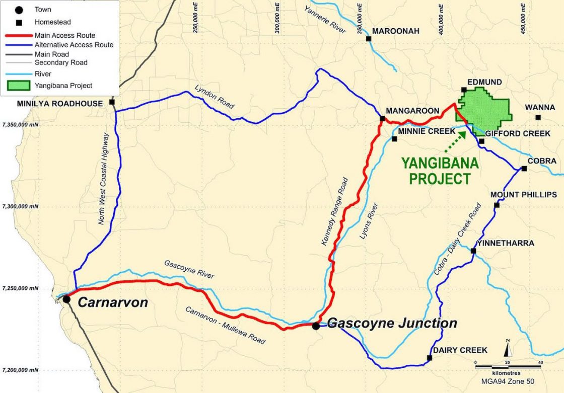 Yangibana Rare Earths Project