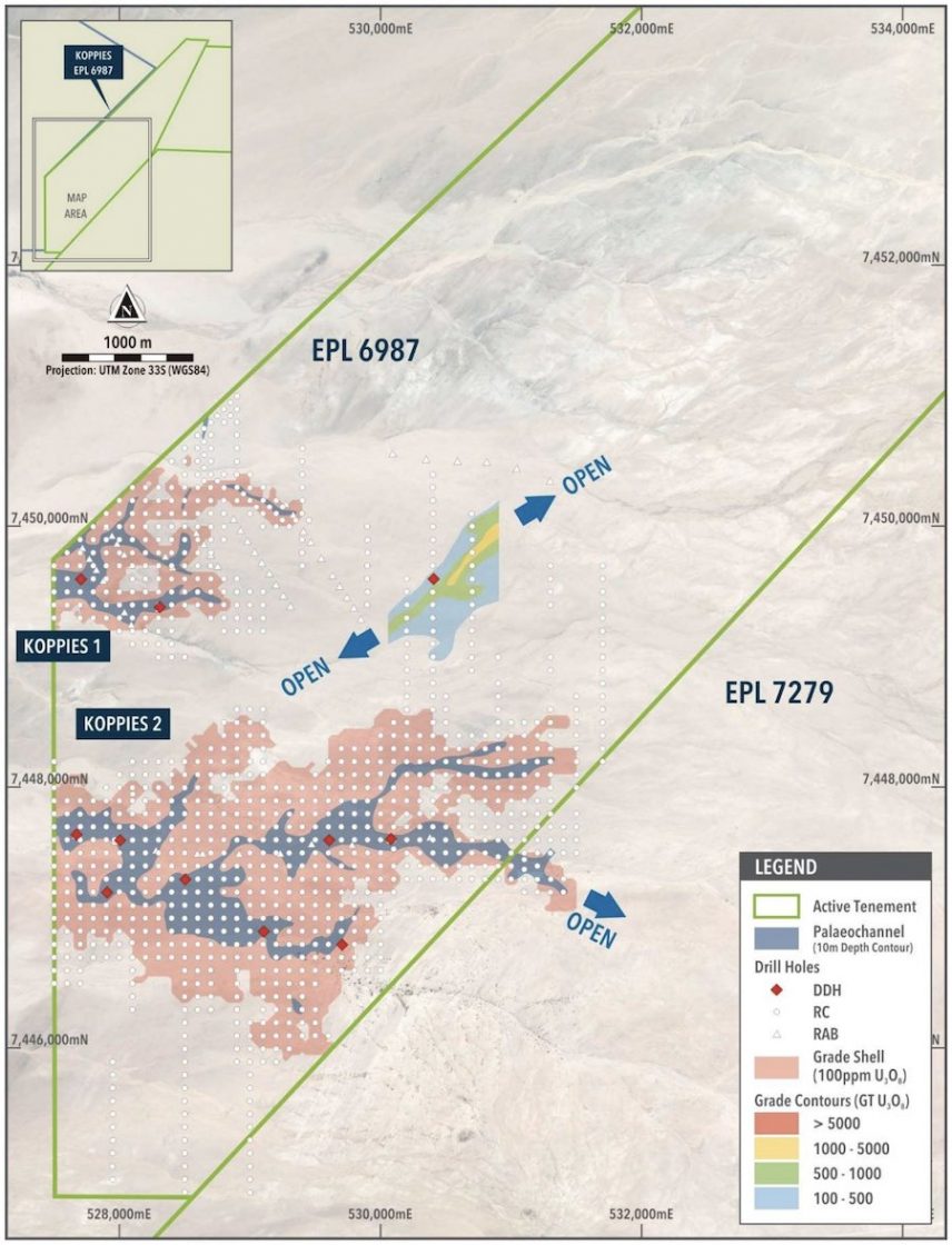 Resource outline and new discovery at Koppies