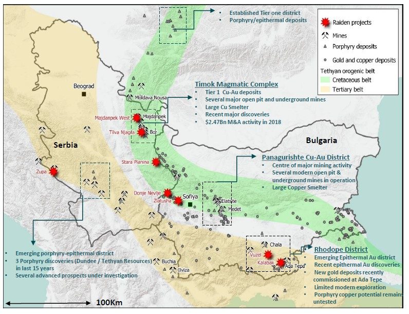 Raiden Resources intersects gold from maiden drilling at Vuzel Project in Bulgaria