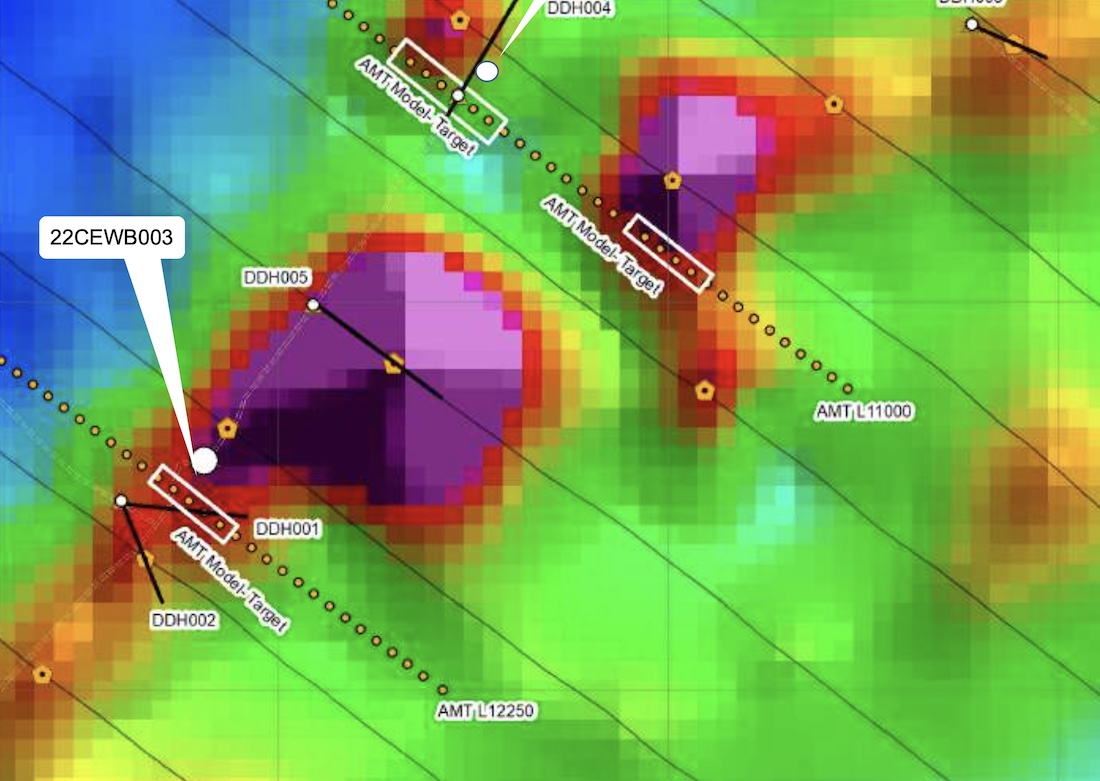Dundas intersects massive sulphides, ultramafic rocks at Central Target