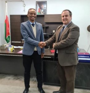 Blackearth hand shake