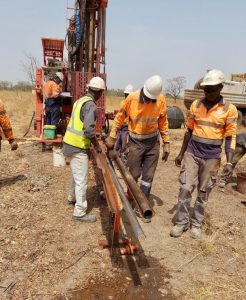 Drilling Goulamina