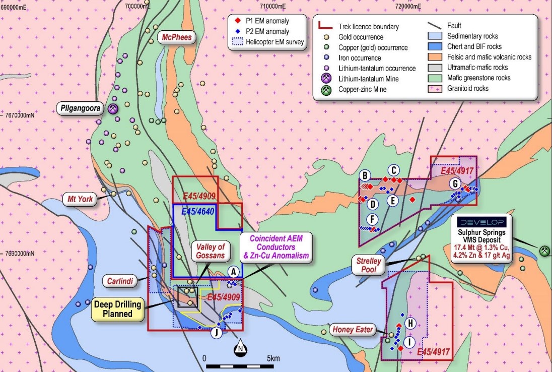 Trek Metals generates new mineralisation model at Pincunah Zn-Pb-Cu-Ag Project, WA