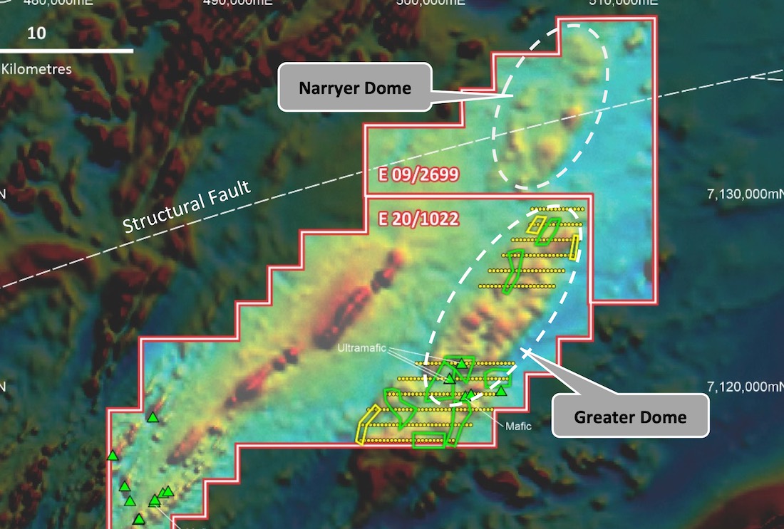TechGen identifies nickel, copper, PGE and gold targets at Narryer Project, WA