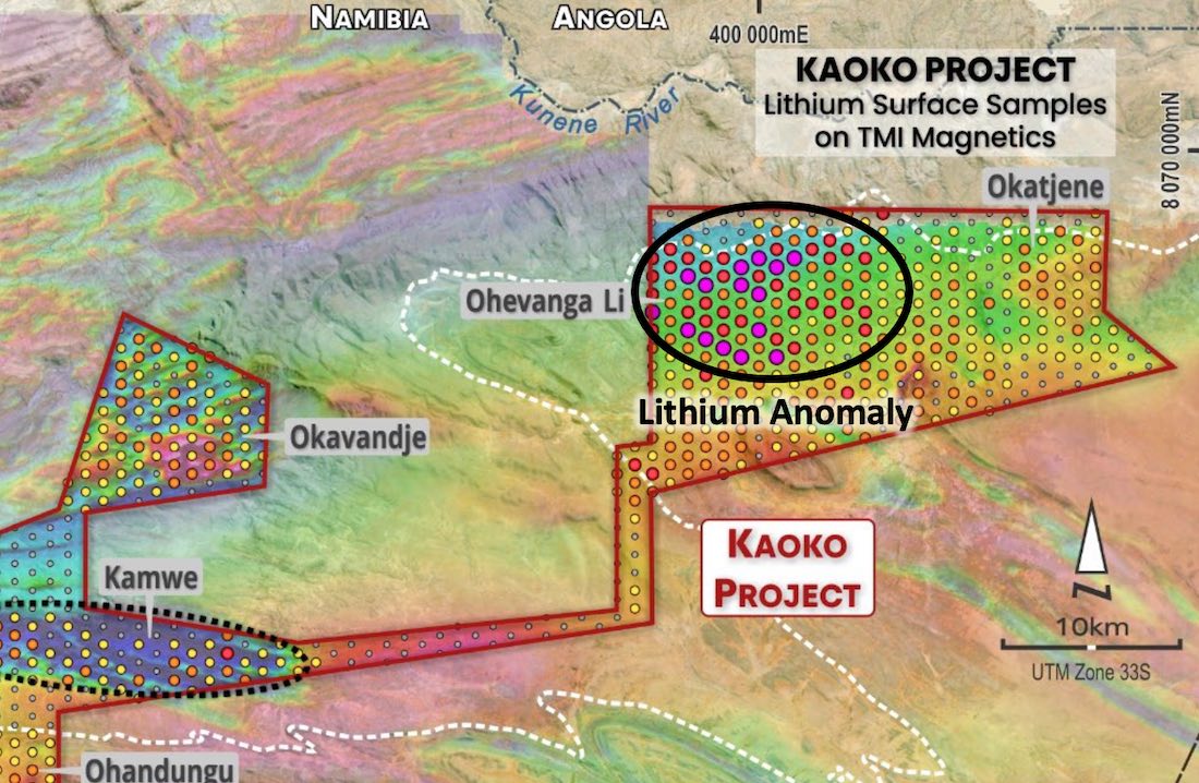 Cazaly Resources prepares for surface sampling on lithium target at Kaoko Project, Namibia