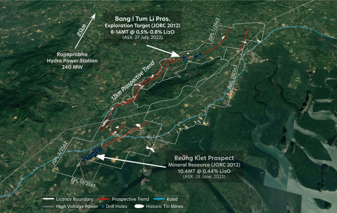 Pan Asia Metals achieves lithium recoveries up to 78% through metallurgical testing at Reung Kiet Project