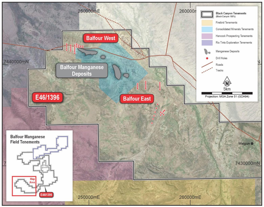 Black Canyon confirms Balfour East prospectivity