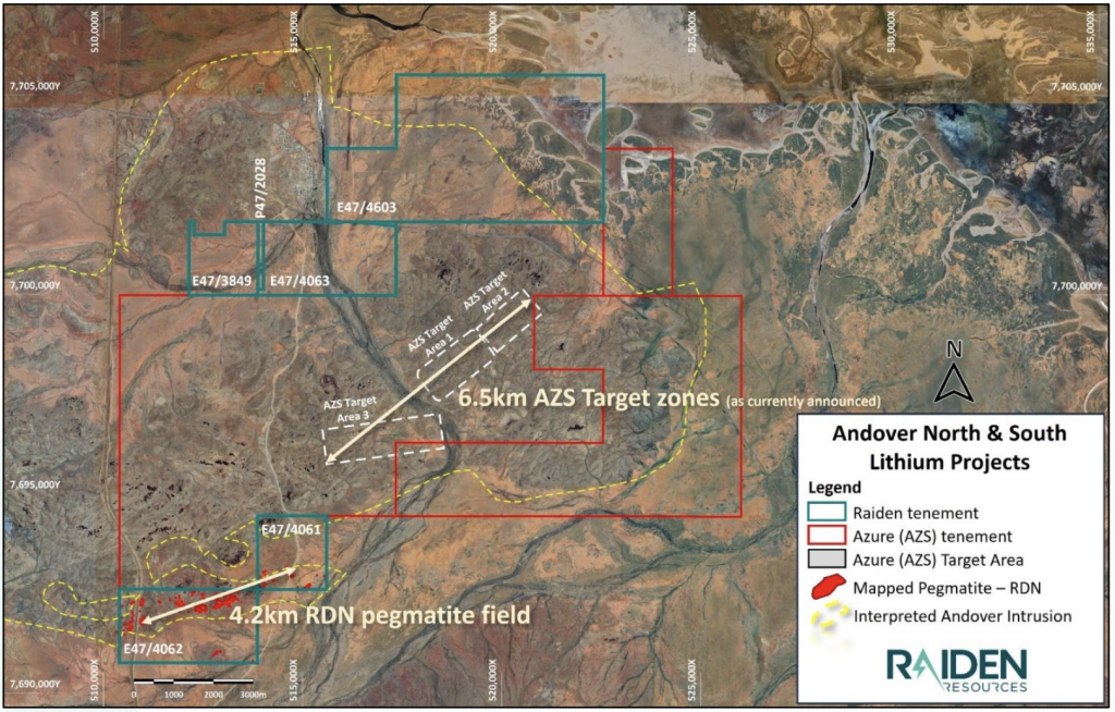 Raiden rallying for forthcoming Andover drilling programs