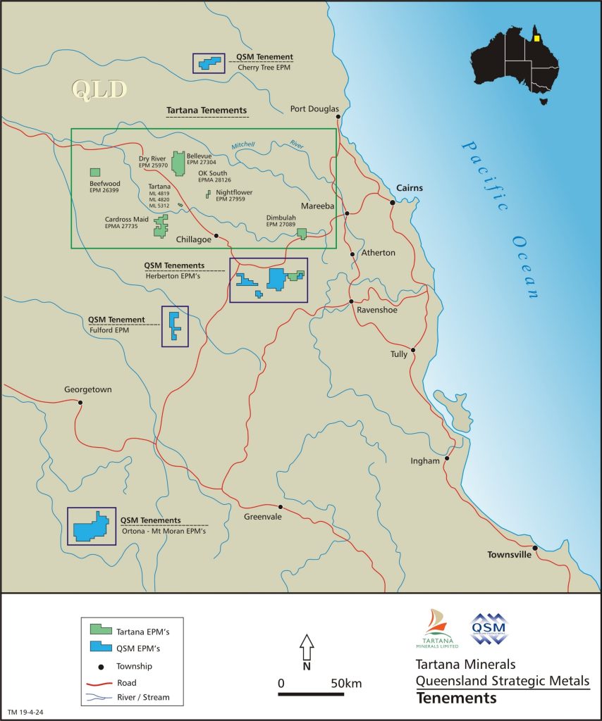Tartana Minerals QSM
