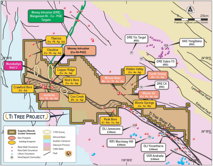 Augustus Minerals copper gold