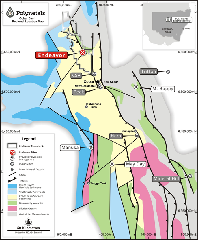Polymetals map