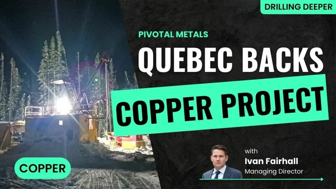 Pivotal Metals secures grant funding, as the copper price soars
