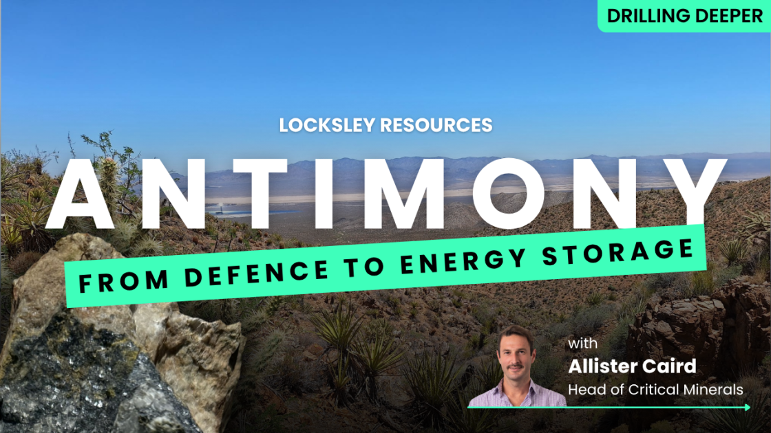 Locksley’s big antimony play – from battery chemistry to defence tech