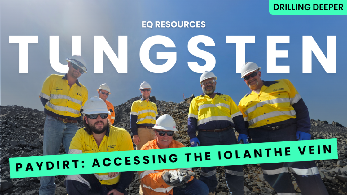 EQ Resources hits paydirt at Mt Carbine Tungsten Mine