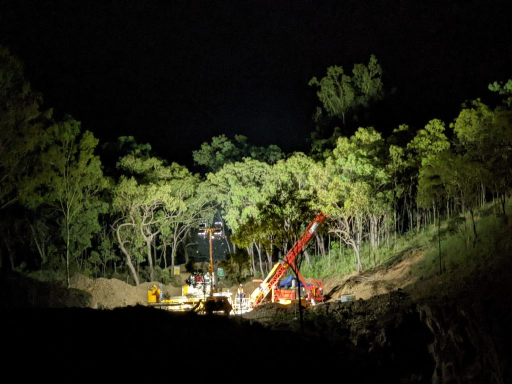 Dianne Project at night