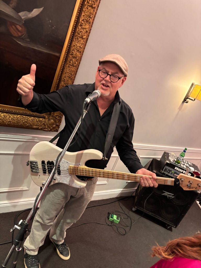 Peter Cook on bass
