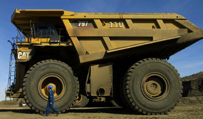 Big mine truck