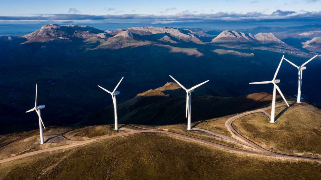 Image of wind turbines