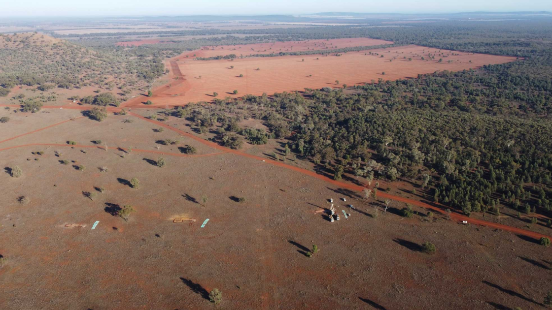 Australian Gold and Copper Achilles deposit in the South Cobar Basin in New South Wales