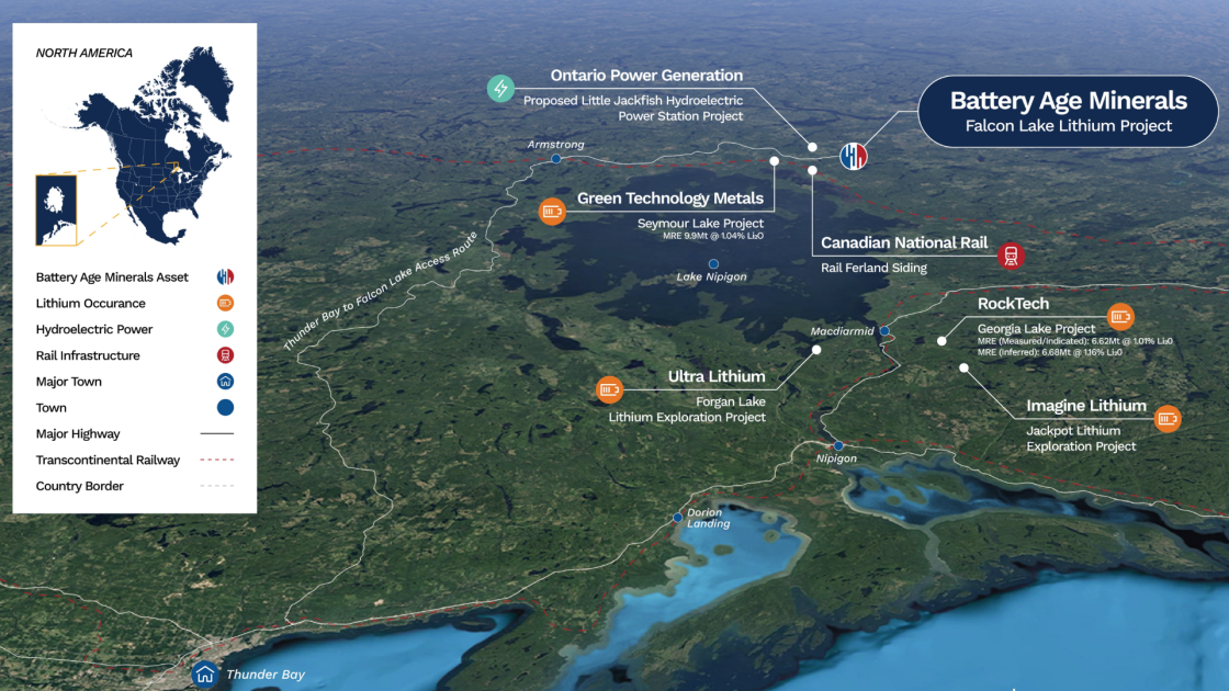Battery Age expands Falcon Lake lithium footprint