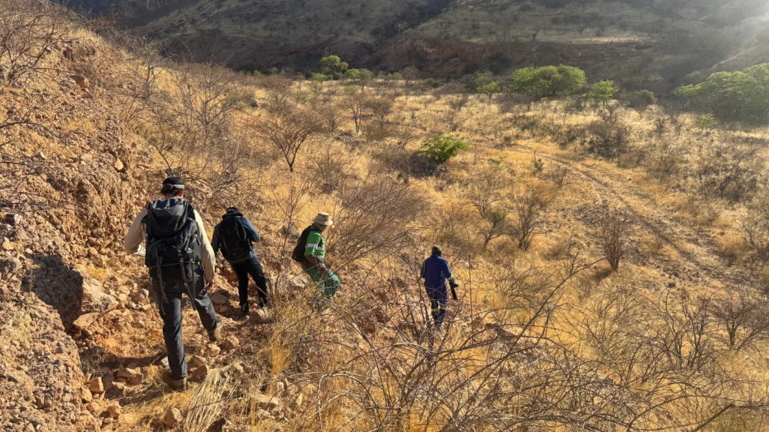 Geological team on-site at Chalkos Project