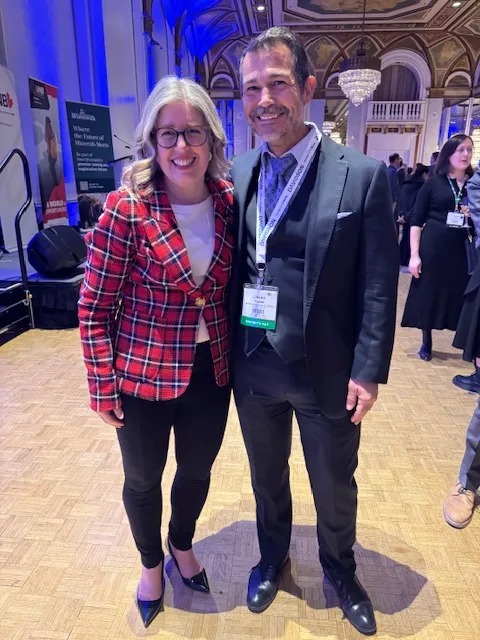 Hon. Susan Holt, the Premier of New Brunswick, and Jason Gigliotti, President of Makenita Resources.