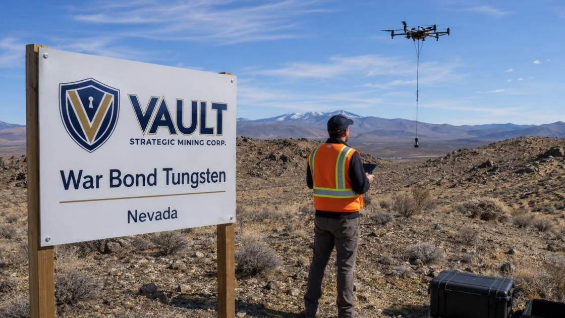Vault awaits War Bond tungsten assays from Nevada
