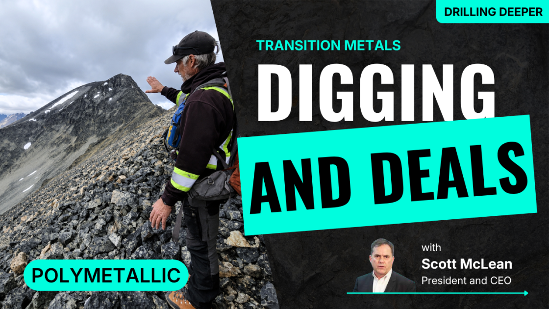 Transition Metals has funds for exploration and projects for deals