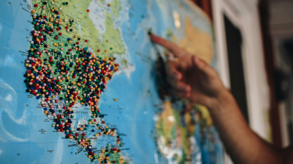 Map from unsplash