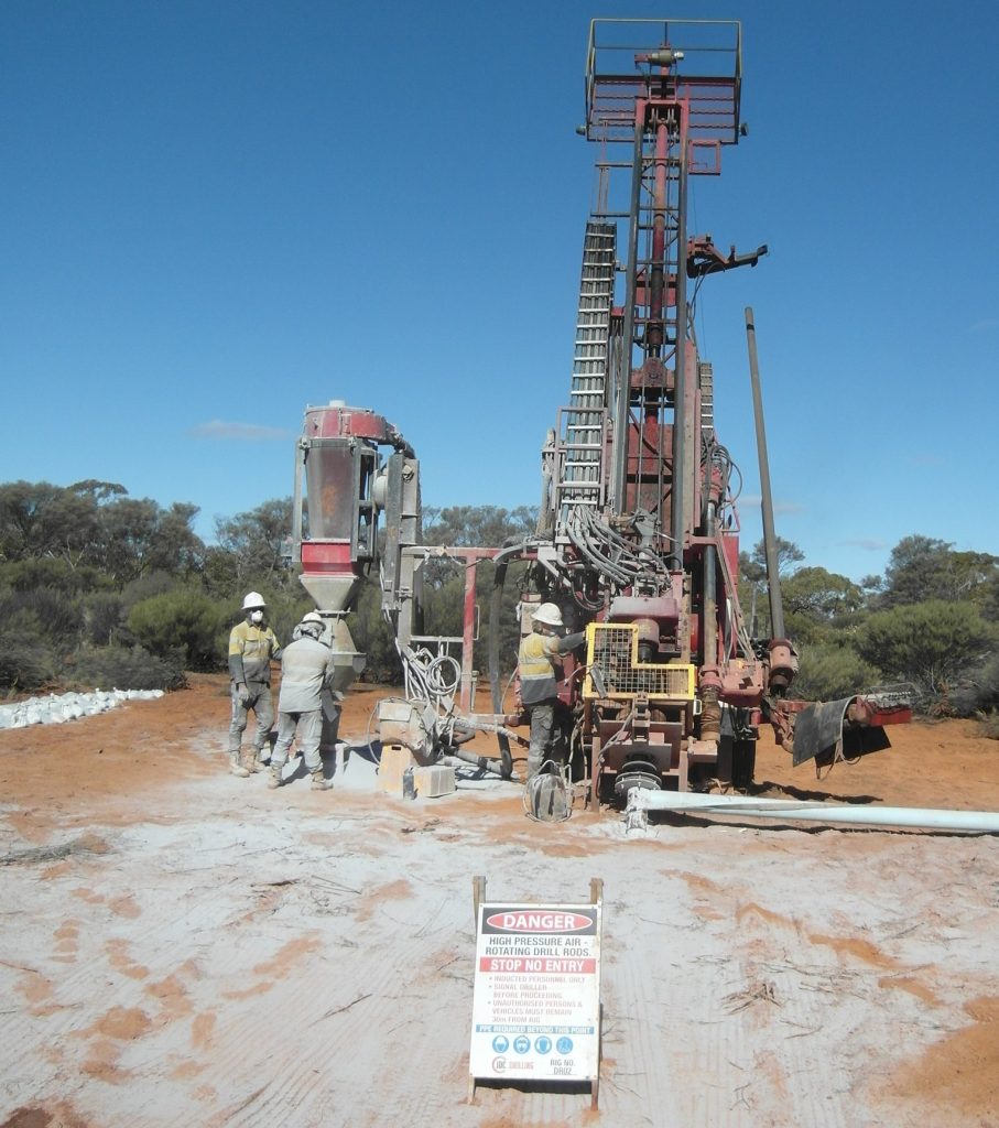 drilling at Marda East Project