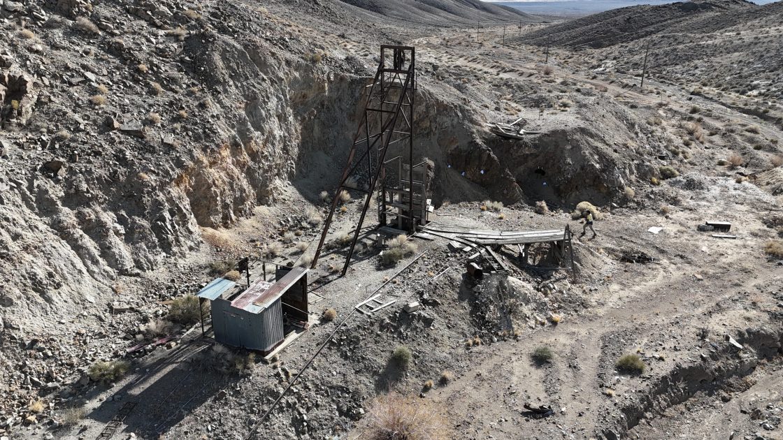 Viking Mines site at one of the tungsten projects in Nevada, US