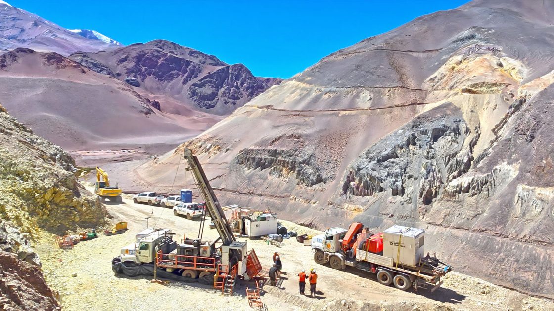 Image at the Toro–Malambo–Tambo (TMT) Project, in San Juan province in Argentina
