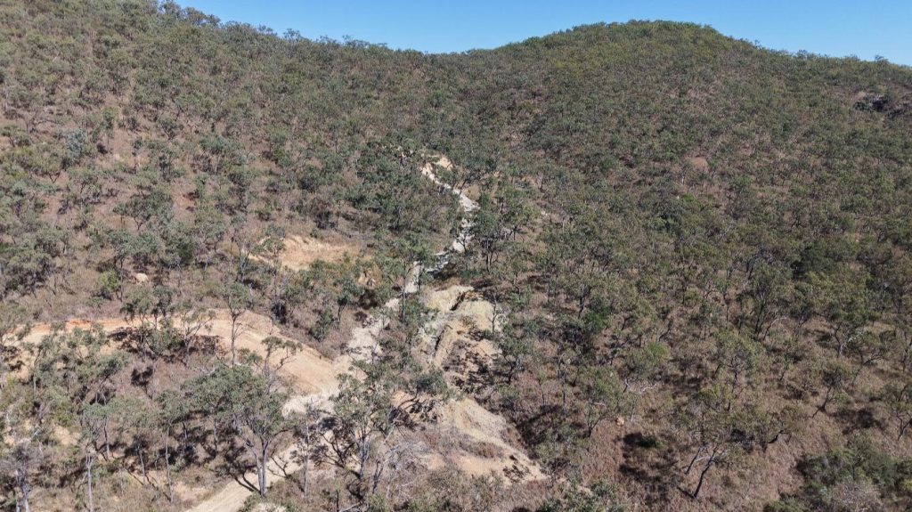 Vein One historical workings at Iltani Resources' Orient