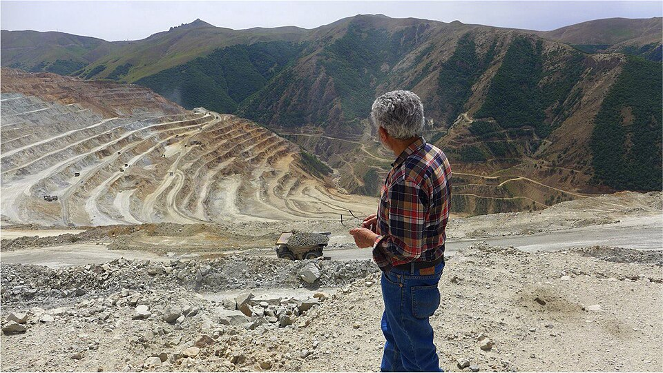 open-pit copper mine